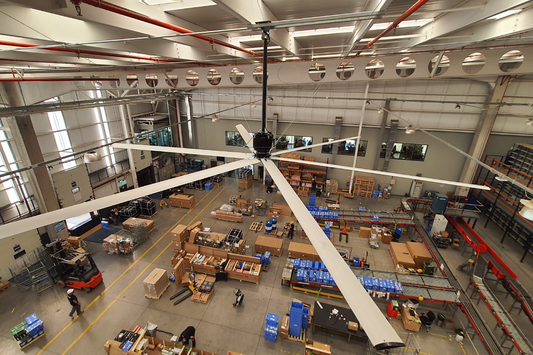 how to stay cool in a warehouse