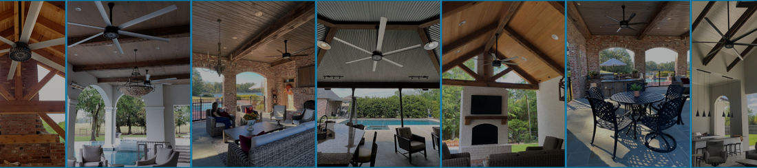 Fans for outdoor spaces